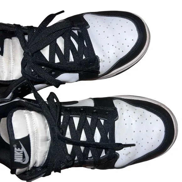 Nike Dunk Low – Black & White Men’s Sneakers Size 8.5 - Picture 13 of 17
